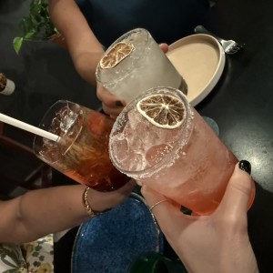 Paloma, margarita y aperol