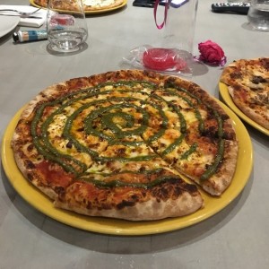 queso de cabra con Pesto