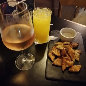 Pan con aderezo de la casa