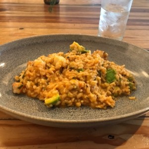 Rissoto de Langostino con Aguacate