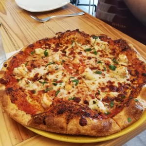 Pizza de Langostinos