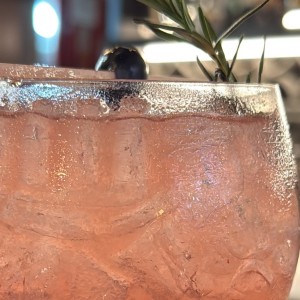 Gin tonic con frutos rojos