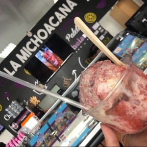 Raspao? de Fresa, con Leche condensada!!