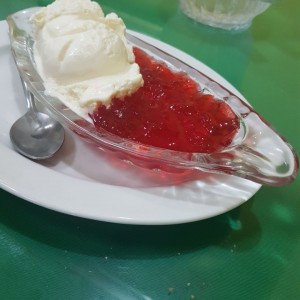 Helado con Gelatina