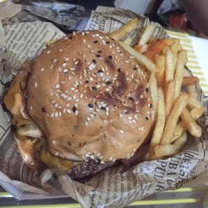 Cheesy burger