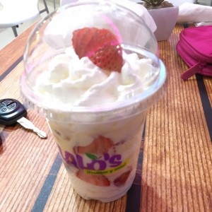 fresas con crema