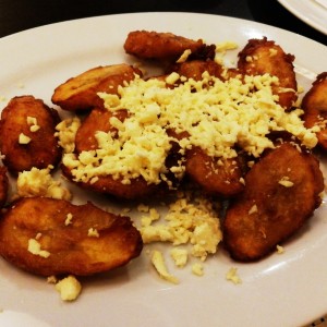 platano con queso