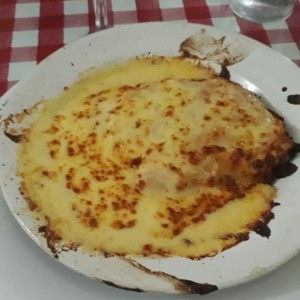 lasagna gratinada de pollo