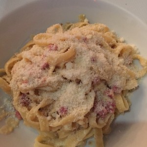 fetuchini carbonara