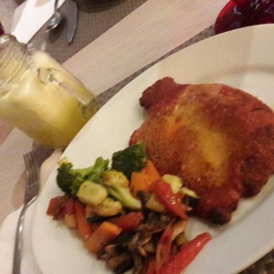 milanesa de pollo