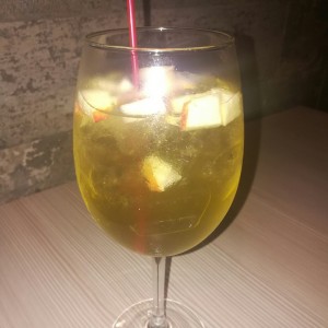 Sangria en vino de blanco