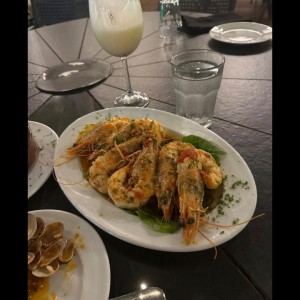 Langostinos al oleo