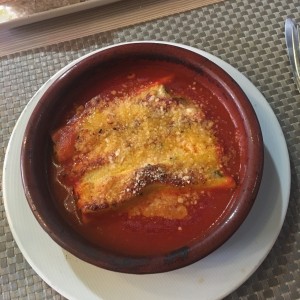Canelones de ricotta y espinaca