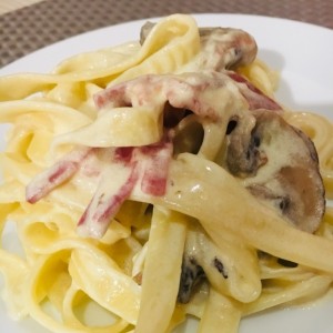 Fettuccine a crema