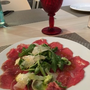 carpaccio de manzo