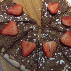 pizza con nutella