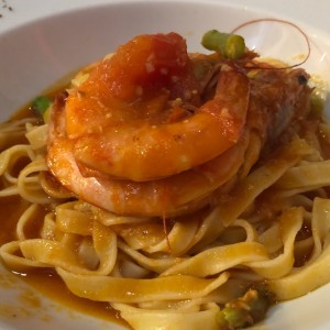 Pasta con Langostinos