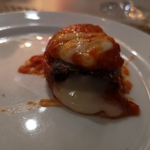 berenjena con mozzarella