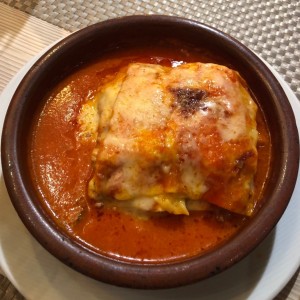 Lasagna de carne