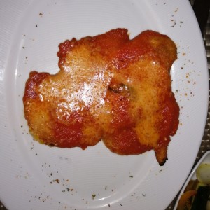 Filete de pollo a la parmigiana