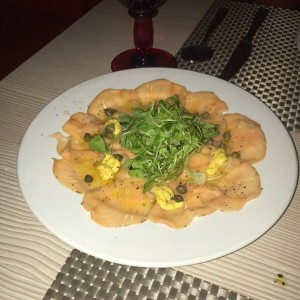 carpaccio de salmon