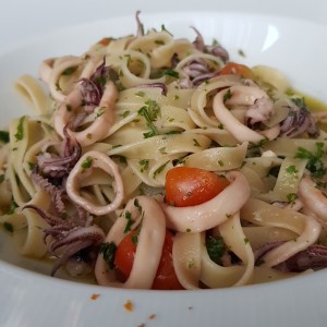 Fettuccine frutos de mar