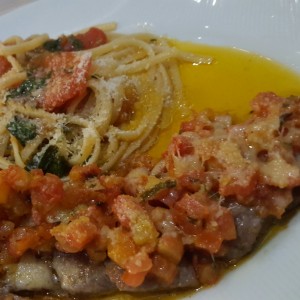 Filet di manzo alla pizzaiola DEMASIADO ACEITE