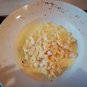 fettuccine alfredo con pollo