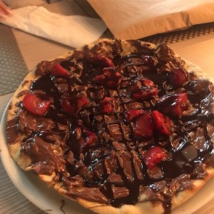 pizza de nutella