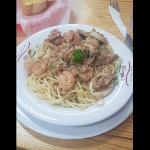 Spaghetti - Spaghetti con camarones