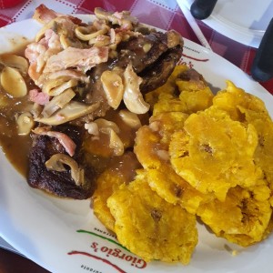 filet mignon con patacones