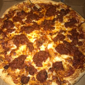 pizza de carnw molida