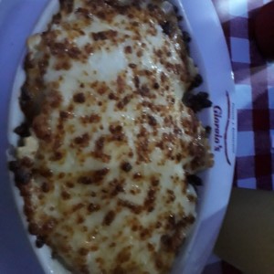 ravioli de pollo gratinado
