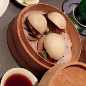 bao buns de Salmon