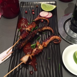 Pulpo al carbon
