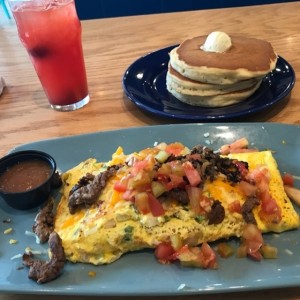 Steak Omelette