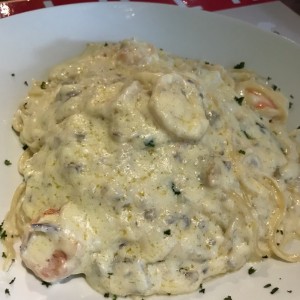 LE PASTE - Spaghetti Jesolo en salsa blanca