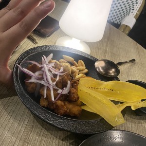 Para Compartir - Ceviche Frito ( claramente no es para compartir ) 
