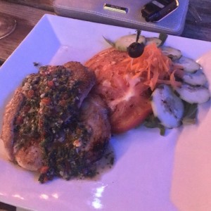 filete de pollo al ajillo
