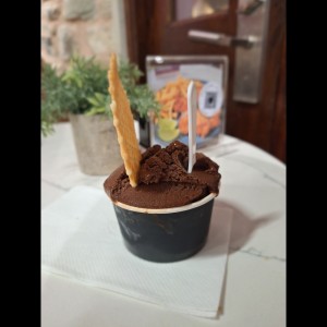Sorbeto de chocolate
