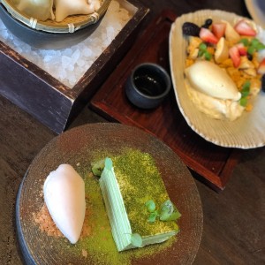 matcha napoleon