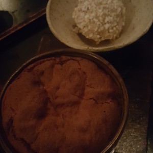 baked chocolate mousse