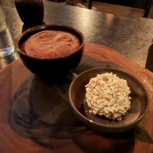 Mousse chocolate baked
