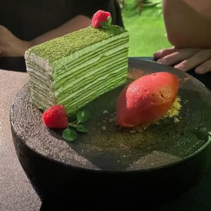 Green tea Napoleon