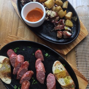 Pulpo a la parrilla / Chorizo
