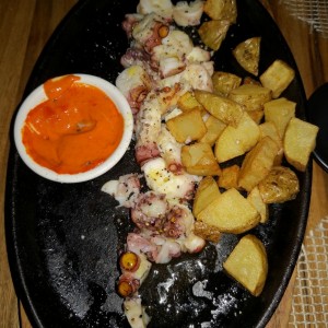 pulpo a la parrilla!