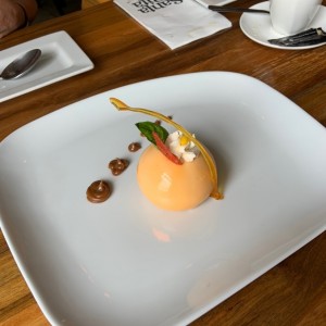El postre.