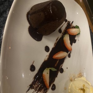 Volcan de chocolate