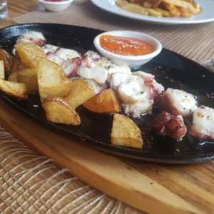 pulpo a la parrilla