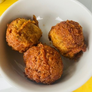 Croquetas de bacalao.